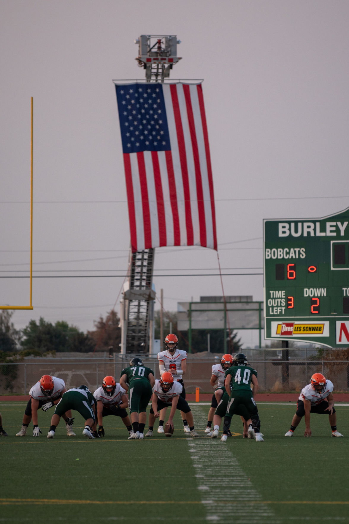 Burley and Buhl Football Game